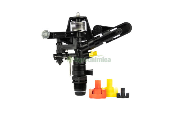 Suinga 4 Irrigatori A Impatto Elettromagnetico 8-12m - Settoriale E Circolare - Filetto 1/2'' Inferiore E Laterale - Per Giardino E Prato