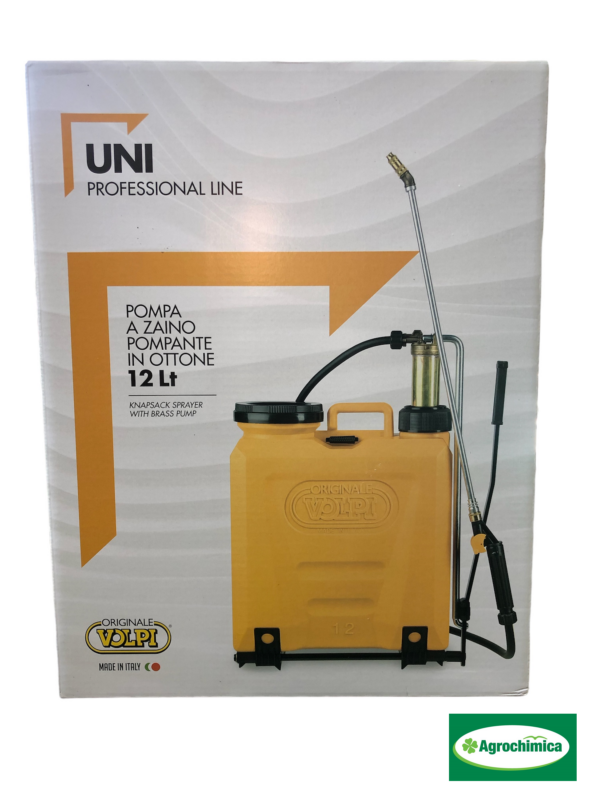 POMPA IRRORATRICE VOLPI A SPALLA UNI 12 LT.